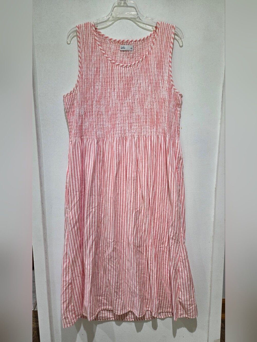 croft & barrow Striped Sleeveless Midi Dress - Picture 2 of 7